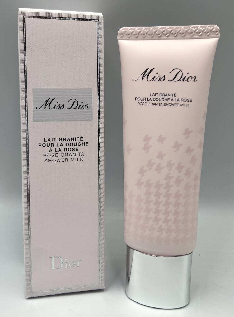 未使用 Miss Dior ミス ディオール ローズ シャワー ミルク スクラブ ボディ用洗浄料 75ml コ1618-5