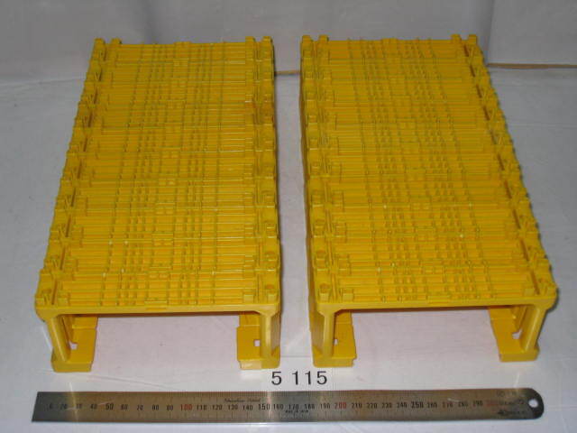 ■中古 プラレール 大量出品 ブロック橋桁 橋げた 複線 黄色 20個 5115