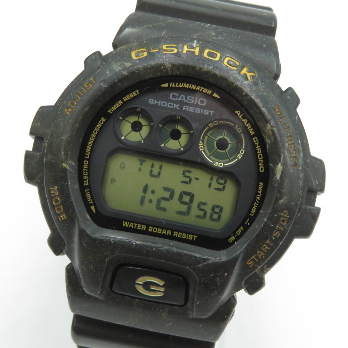 腕時計◆CASIO カシオ G-SHOCK Gショック デジタル DW-6900WS【3230】動作品 中古品 USED●S0871■