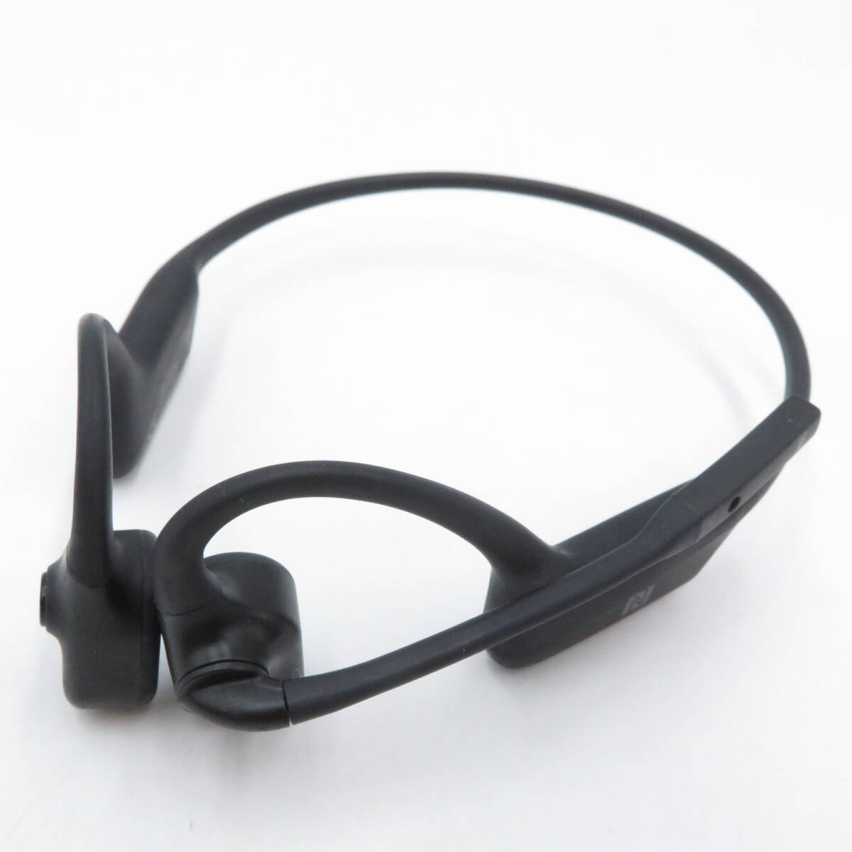 イヤホン◆SHOKZ ショックス 骨伝導イヤホン OpenComm ASC100 ブラック ワイヤレス 動作確認後リセット済 中古●AS0908■