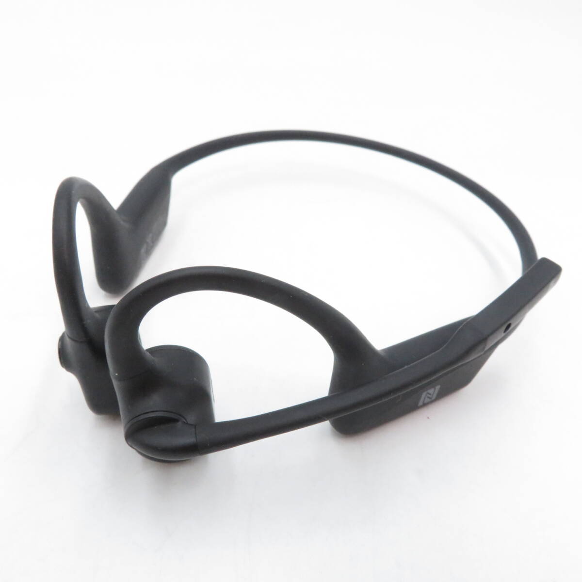 イヤホン◆SHOKZ ショックス 骨伝導イヤホン OpenComm C102 ブラック ワイヤレス 動作確認後リセット済 中古●AS0910■