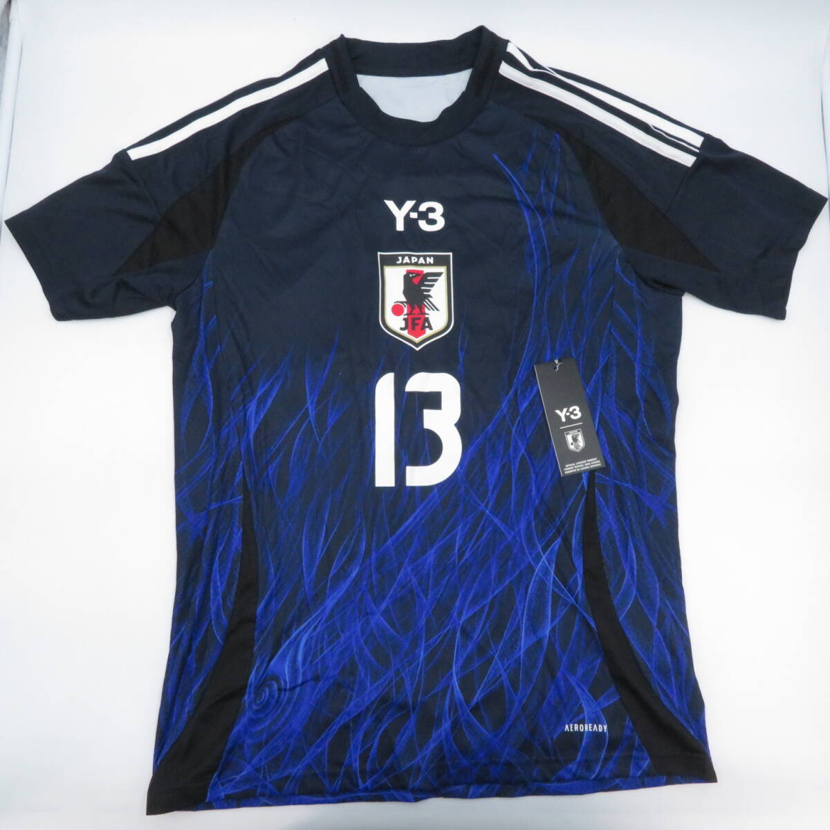 服◆adidas アディダス Y-3 2024年 サッカー日本代表ホームレプリカユニフォーム 13番 中村敬斗 IU0964 KMW71 Lサイズ 未使用品●S0952■