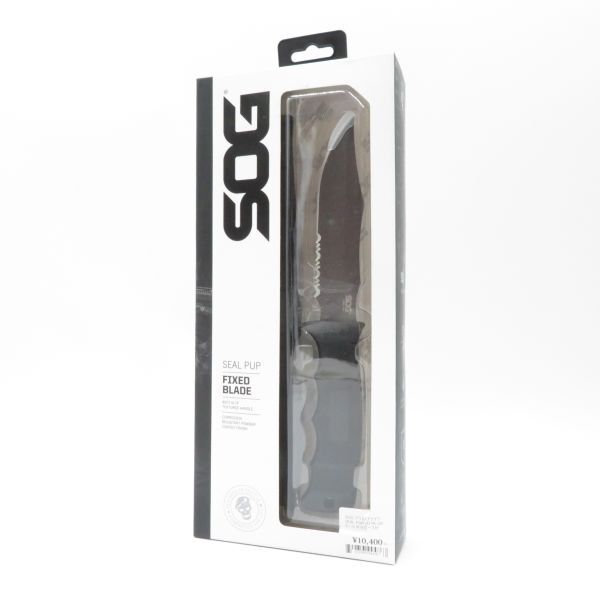 ナイフ◆SOG ソグ SEAL PUP HARD NYLON SHEATH シースナイフ シールパップ 未開封・未使用品●S0764■