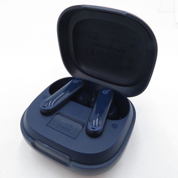 イヤホン◆Anker アンカー SoundCore サウンドコア P40i A3955 ネイビー 簡易動作確認済 中古 USED●S0992■
