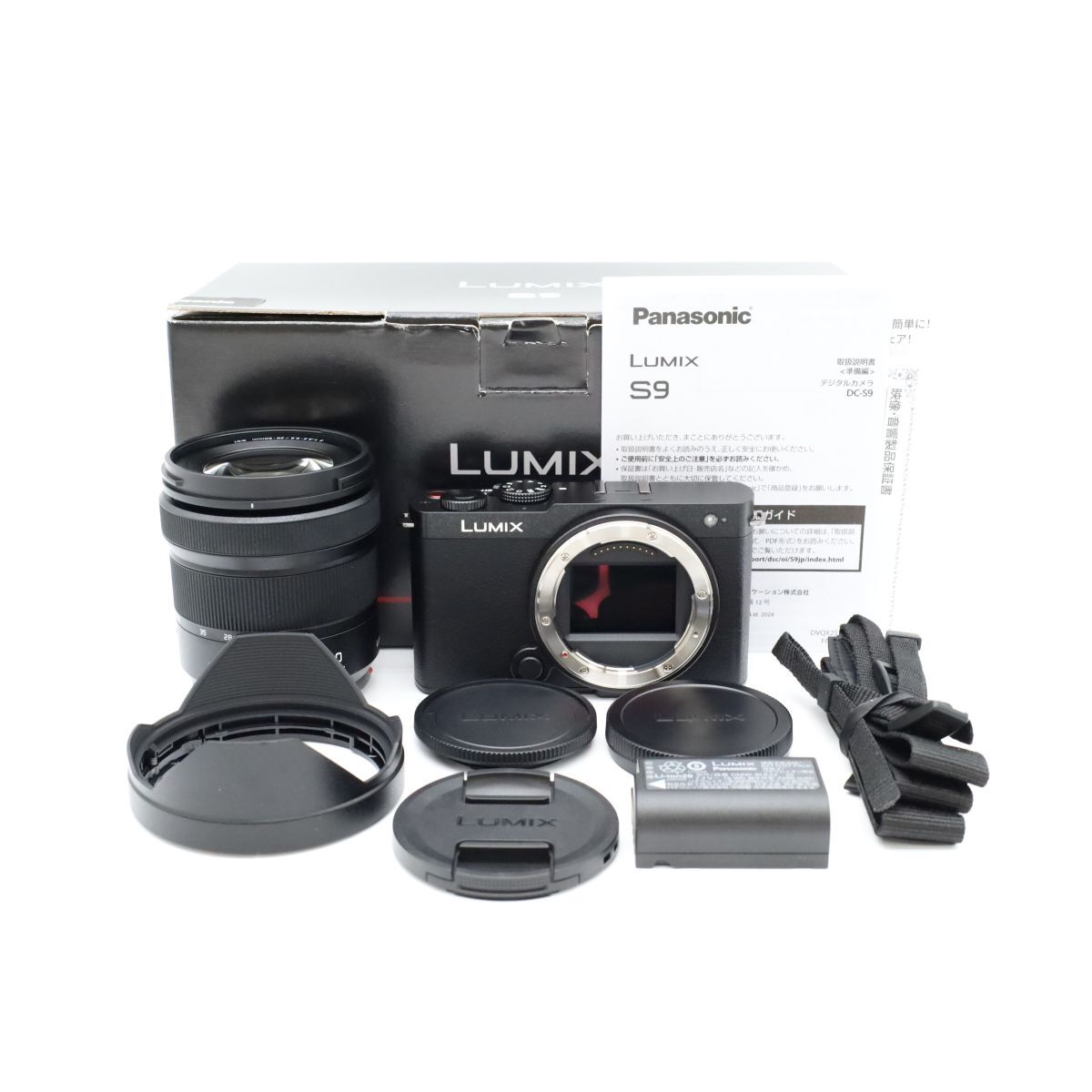 未使用に近い Panasonic LUMIX S9K-K DC-S9K-K ボディ レンズキット ミラーレス フルサイズ 動作確認済 パナソニック #P020014