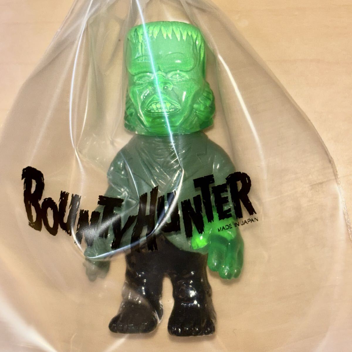 BOUNTY HUNTER Mini Sketch Monster CLEAR GREEN Ver. ソフビ sofvi フランケンシュタイン バウンティハンター