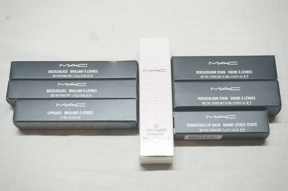 【2101A】7点セット！MAC マック リップグロス 他 まとめ売り ダズルガラス ファンタビュラス/リップガラス ルビー ウー/バーシーカラー 他