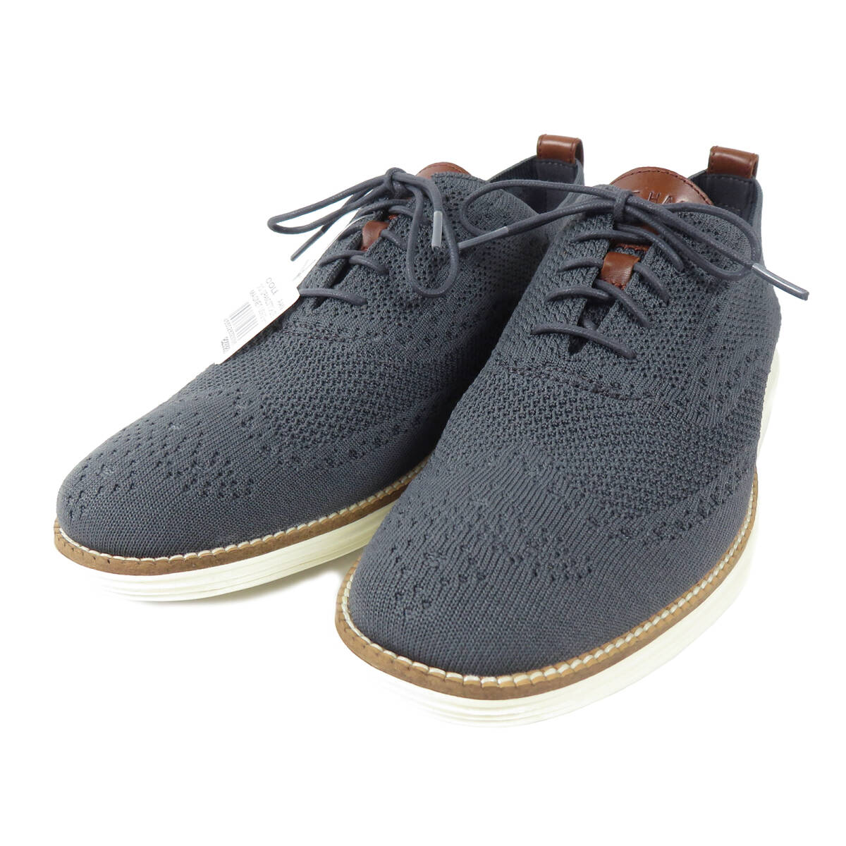 未使用保管品 COLE HAAN コールハーン オリジナルグランド ステッチライト ウィングチップ オックス グレー 9Mサイズ 約27.0cm