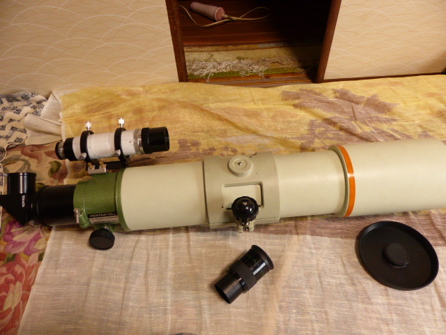貴重大口径 ペンタックス 125EDHF タカハシバンド MEADE 特注60㎜→2インチ天頂ミラー 8×50正像ファインダー 80°30㎜アイピース 良品