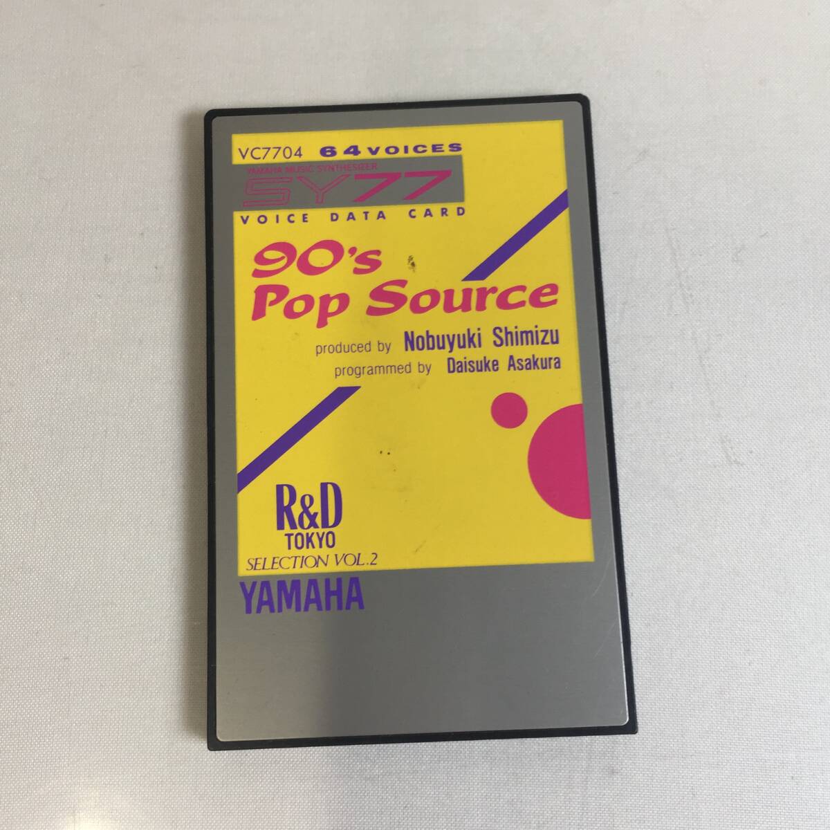 f-720 YAMAHA SY77 90’s Pop Source VOICE DATA CARD