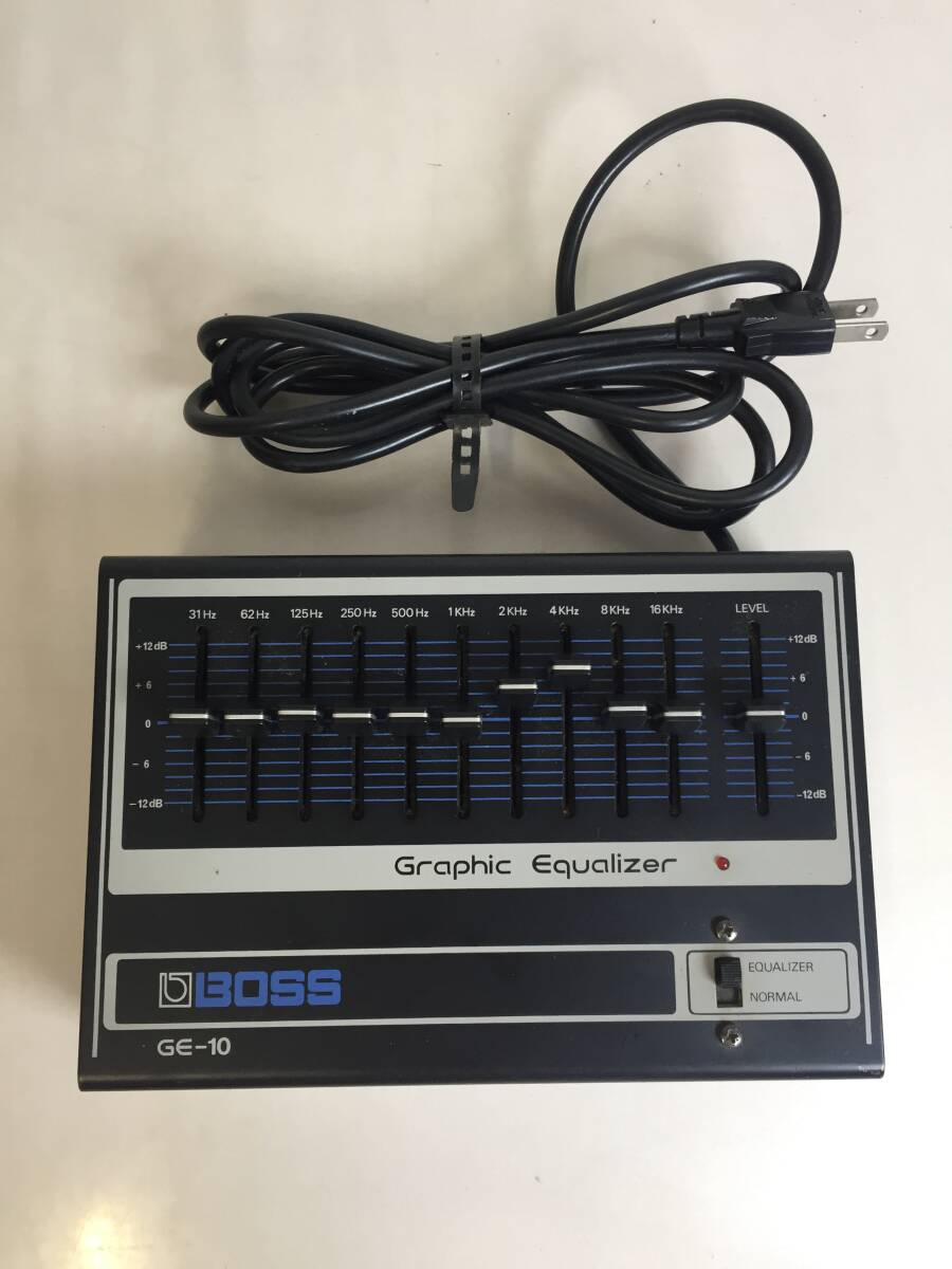 f-682 簡易動作品 ボス GE-10 エフェクター 10バンドイコライザー