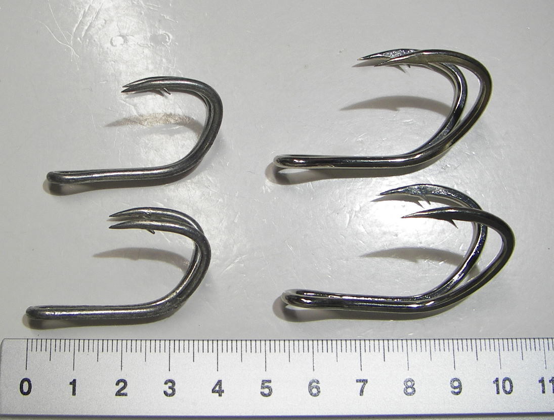 【カツオ用】 トローリングフック　ケンケンフック　４本セット　未使用品