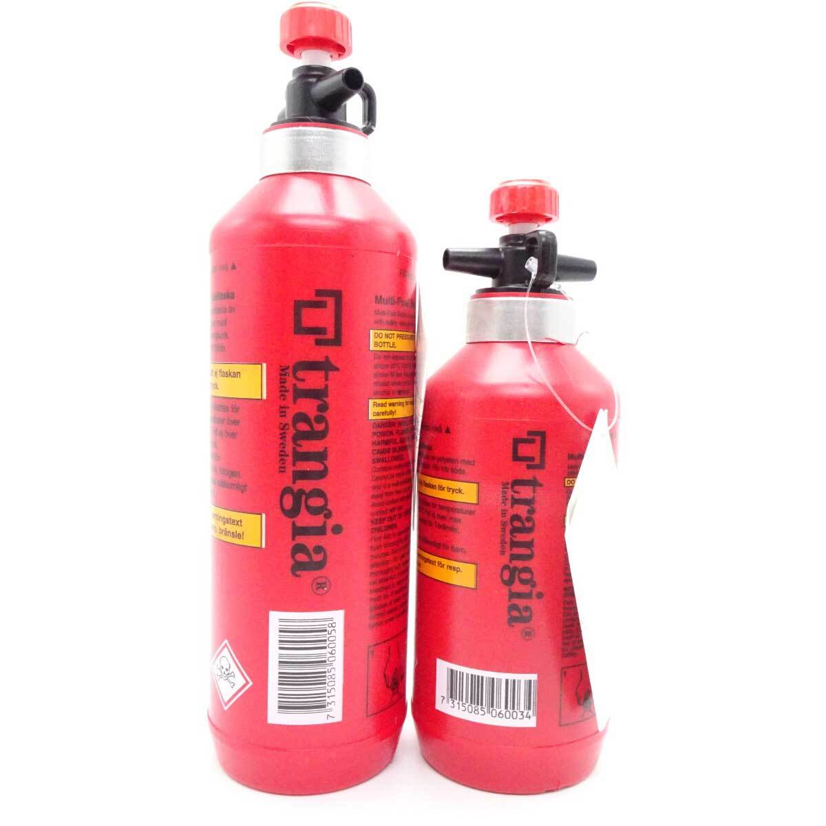 【中古・未使用品】[セット] トランギア フューエルボトル 0.5L/0.3L レッド TR-506005/TR-506003 trangia アウトドア キャンプ