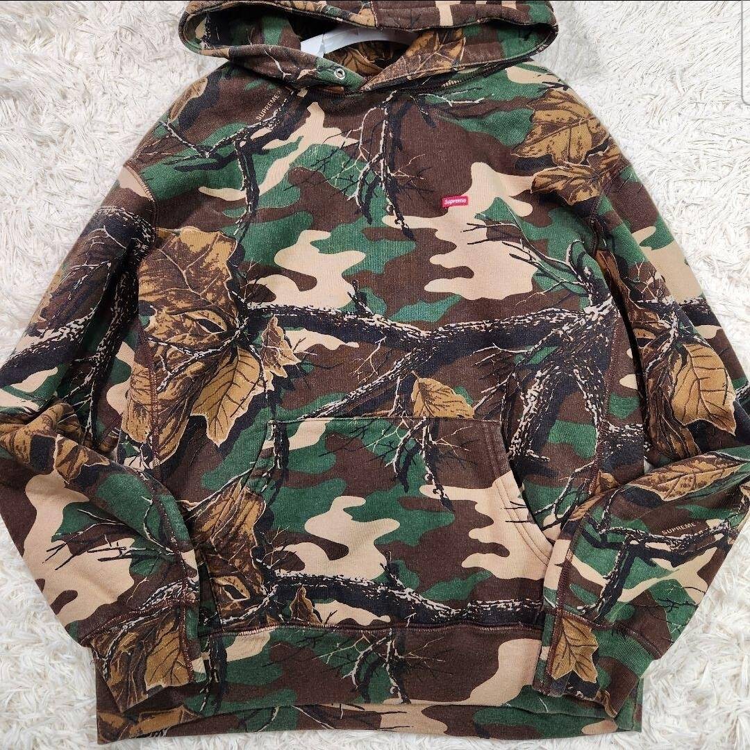 1円 極美品 カモフラ Supreme Small Box Hooded Sweatshirt Camo シュプリーム スモール ボックスロゴ パーカー 22fw 木村拓哉 キムタク L