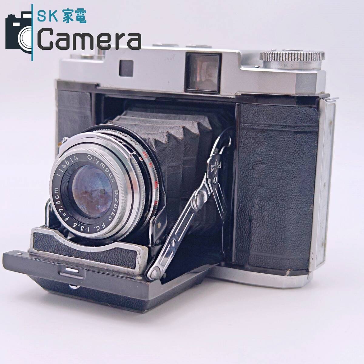 【中古】 MAMIYA-6 AUTOMAT D.Zuiko F.C. 7.5cm ｆ3.5 マミヤ 6 オートマット 蛇腹カメラ 訳あり