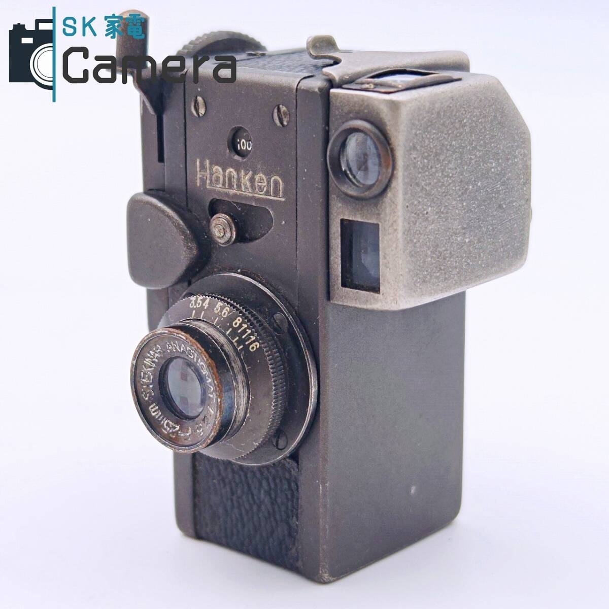 【中古】 RICOH 犯研 SEKINAR 25mm F3.5 16ｍｍ フィルムカメラ ハンケン シャッター カウンター 動作