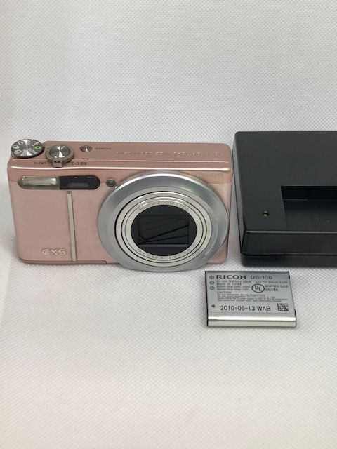 リコー RICOH デジタルカメラ CX5【ローズピンク】