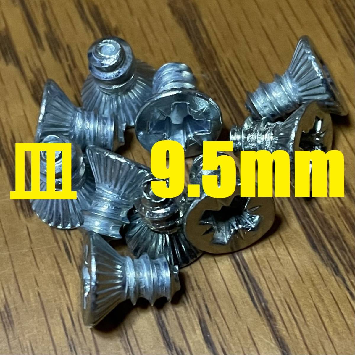 スキービンディング専用ネジ　5.5×9.5mm　ポジドライブ　10本　追加可能 【auction by polvere_di_neve】 PZ3 ロングビス ボルト リフター