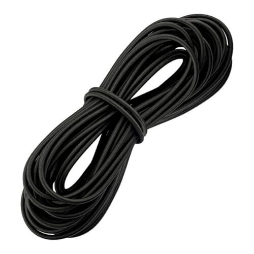 2mm ブラック 長さ10M ILLIDAN パラコード ショックコード 幅2mm 長10M 弾力線 ゴム紐 アウトドア用ゴムロー