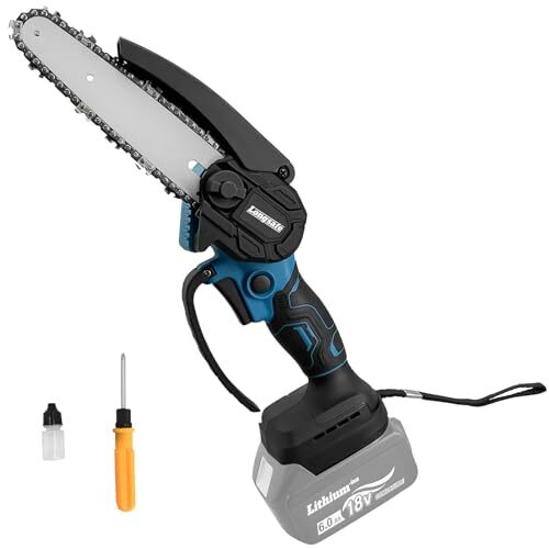 本体のみ マキタ互換 6インチ チェーンソー ブラシレスモーター 充電式 最大切断径15cm 木工 切断 剪定 Longsafe 