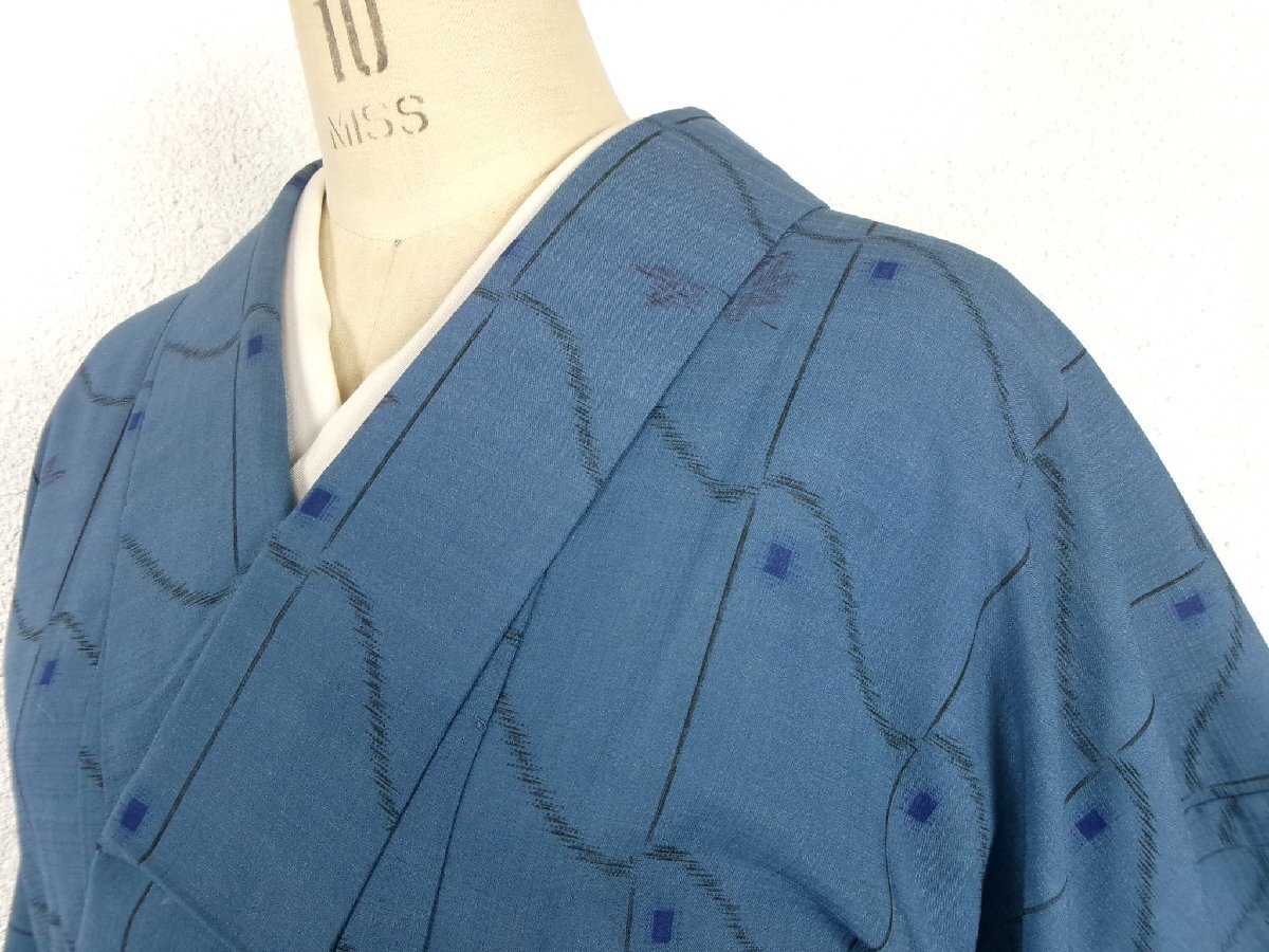 6980■ 単衣 軽やかな装い 洗える夏着物 ■ひまわり