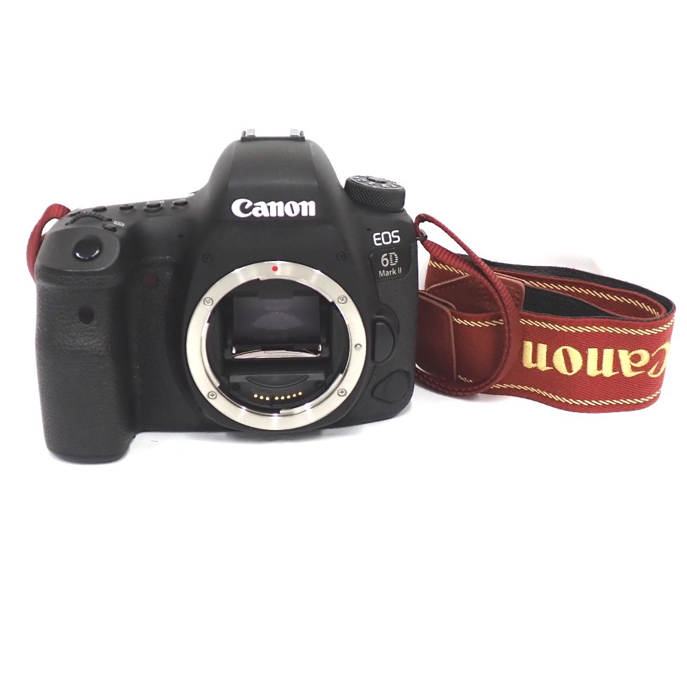 NA14741 キャノン デジタル一眼レフカメラ EOS 6D Mark II DS126631 ボディ チャージャー・バッテリー×2付き canon 中古