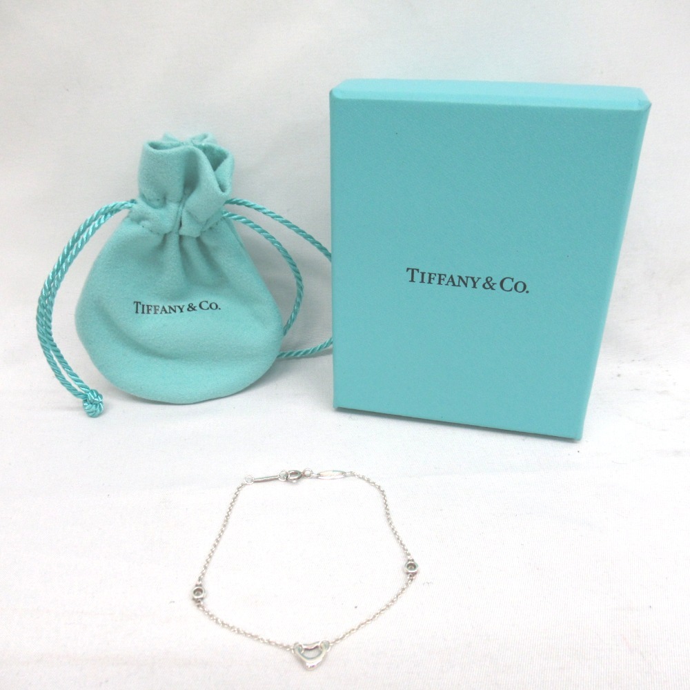 KR106701 ティファニー ブレスレット バイ ザ ヤード Ag925 エルサ・ペレッティ オープンハート TIFFANY&Co. 中古