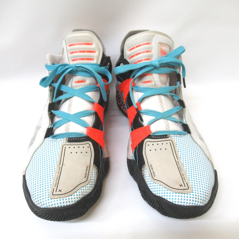 Tj294431 アディダス　adidas　スニーカー　プシャ T × アディダス デイム6　FW5749　28cm 中古