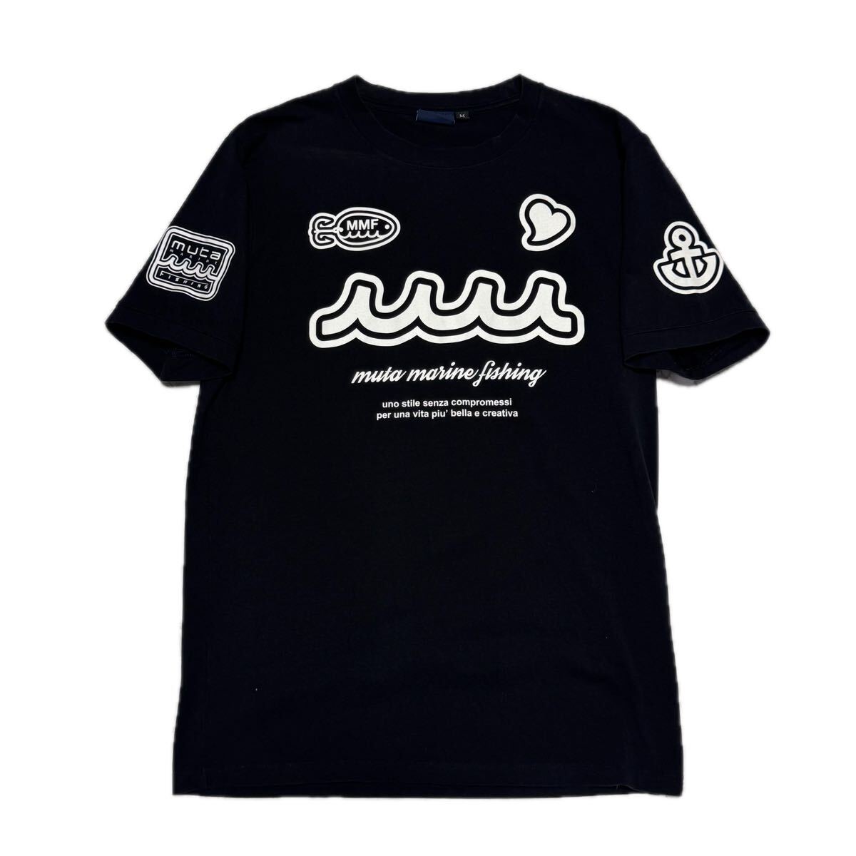 希少【MUTA ムータ【商品名】MARINE FISHING/半袖 カットソー シャツ Tシャツ