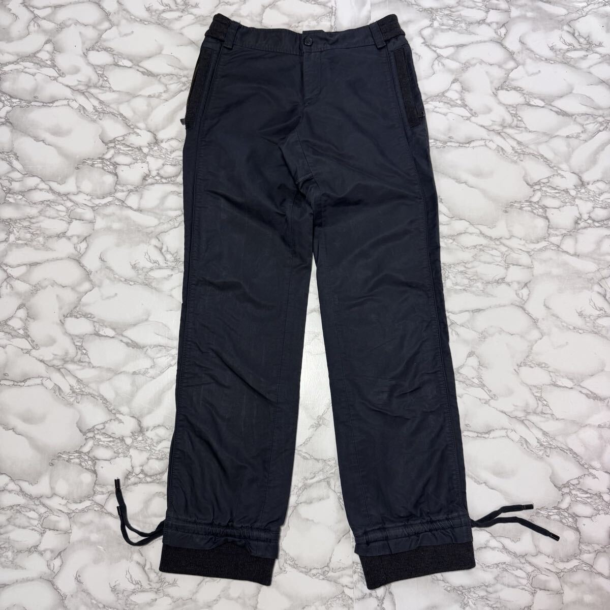 希少【D&G DOLCE&GABBANA ドルチェ&ガッバーナ【商品名】archive リブ ミリタリー パンツ/トラウザーズ /ソリッド パンツ