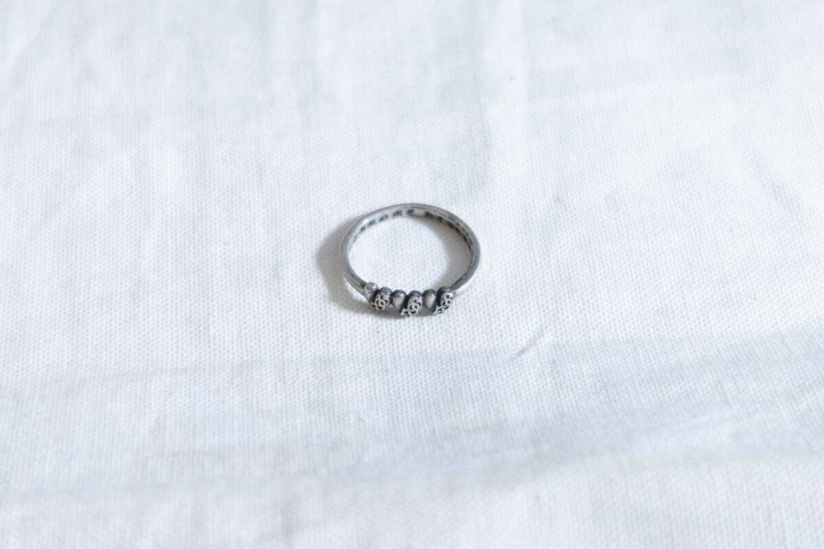 ☆Chrome Hearts/3ハートバブルガムリング/指輪/SV925/9号/ワンオーナー製/それなりに使用感美品/ギャランティ付/正規品購入品☆