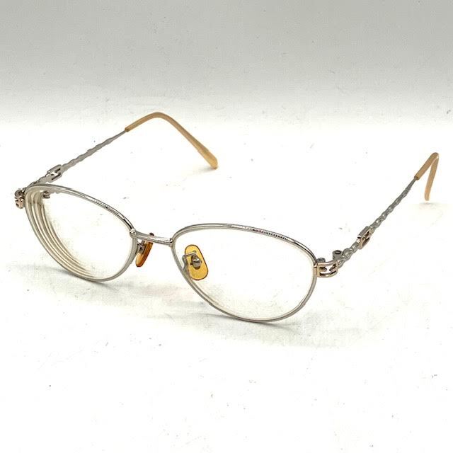 A14　【度入り】 FENDI　フェンディ　メタルフレームメガネ　FE-5013 51□16