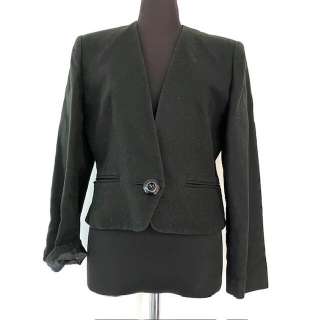 A15　Christian Dior　クリスチャンディオール　ヴィンテージ　ノーカラーフォーマルジャケット　Mサイズ