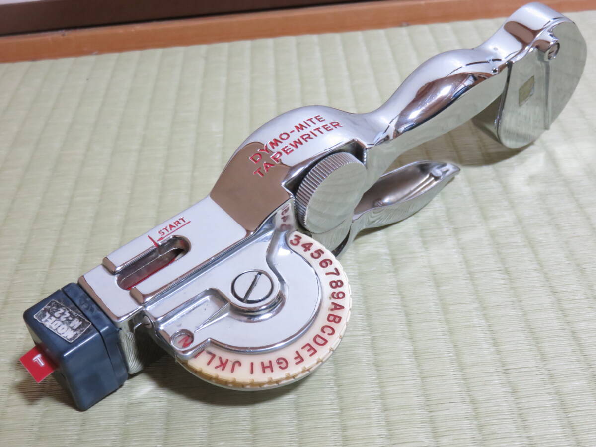 ● DYMO MITE TAPE WRITER M-22 テープライター ビンテージ ●ラベル