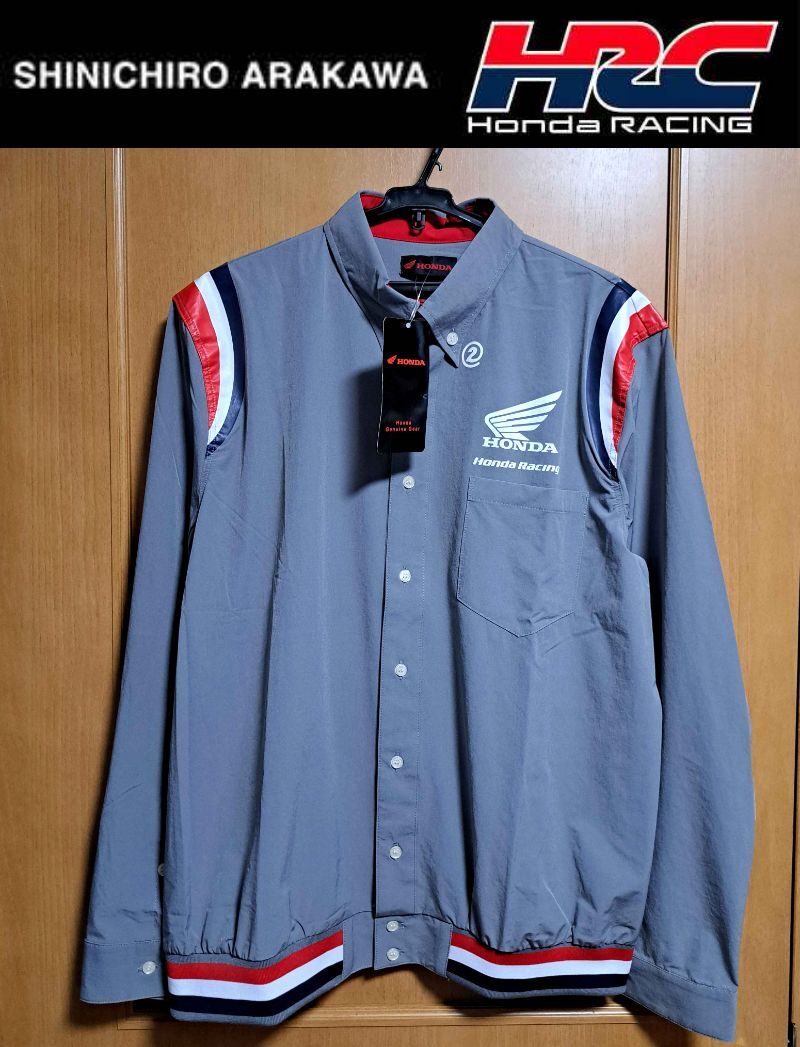 ☆　SHINICHIRO ARAKAWA × HONDA RACING ピットシャツ 【新品・未使用】　☆