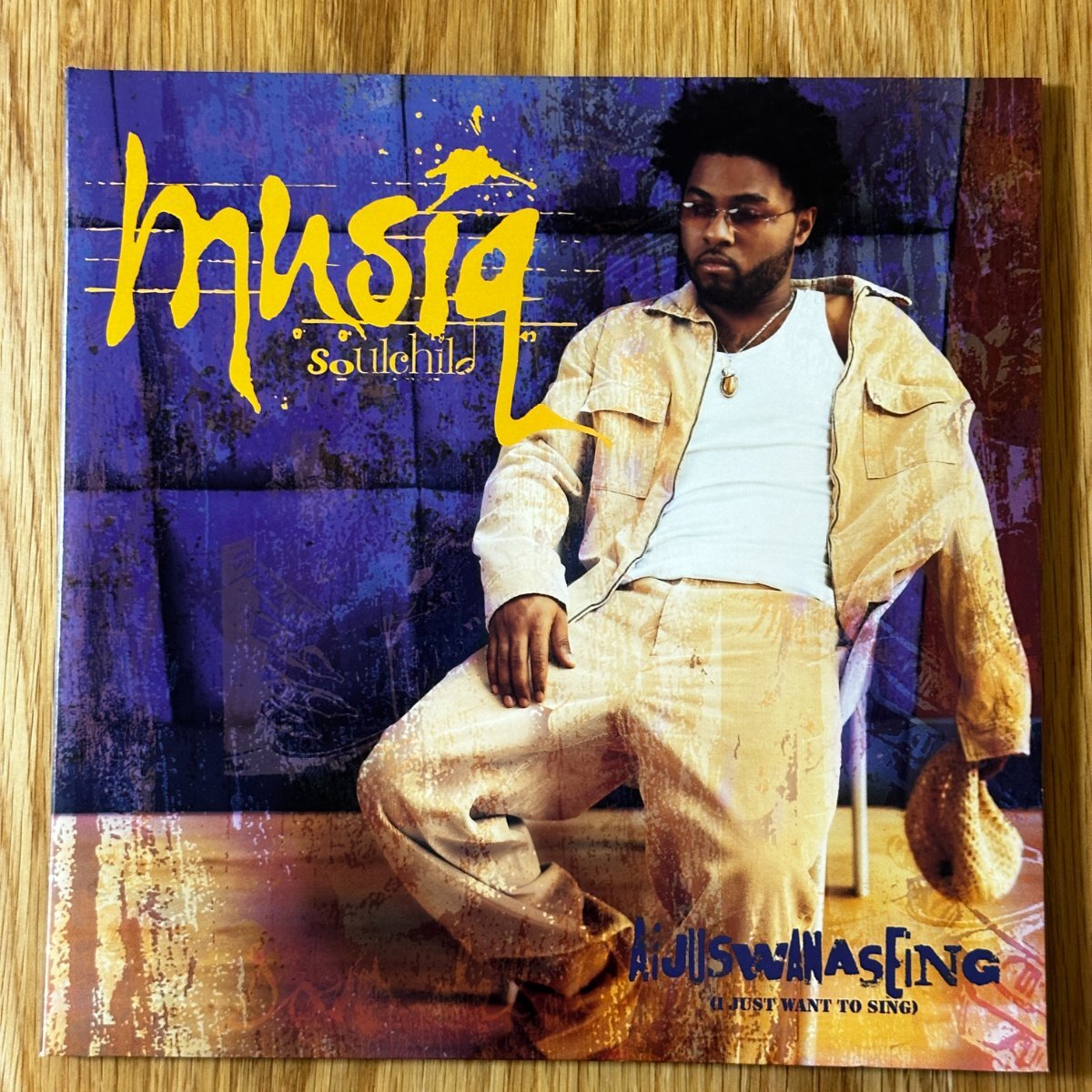 2000年 US Def Soul オリジナル Musiq Soulchild Aijuswanaseing 2LP レコード アナログ R&B ネオソウル Hip Hop Soul