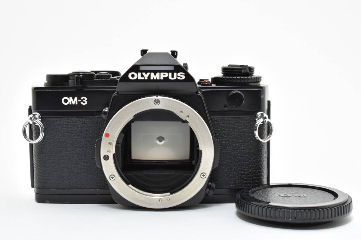 ★オリンパス OLYMPUS OM-3 ボディ ブラック DATA BACK 4 付★　#U0395 #102295