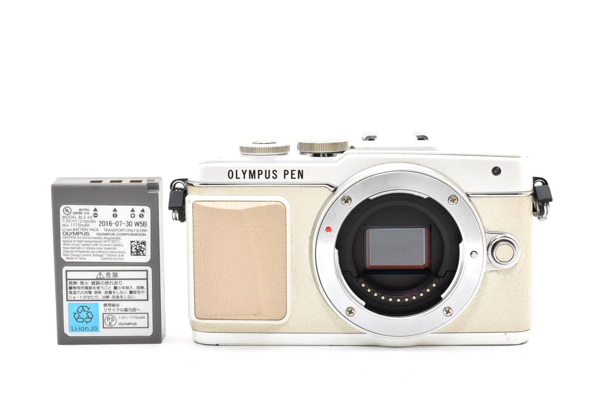 ★オリンパス OLYMPUS PEN Lite E-PL7 ボディ ホワイト ミラーレス一眼★　#U0885 #102312