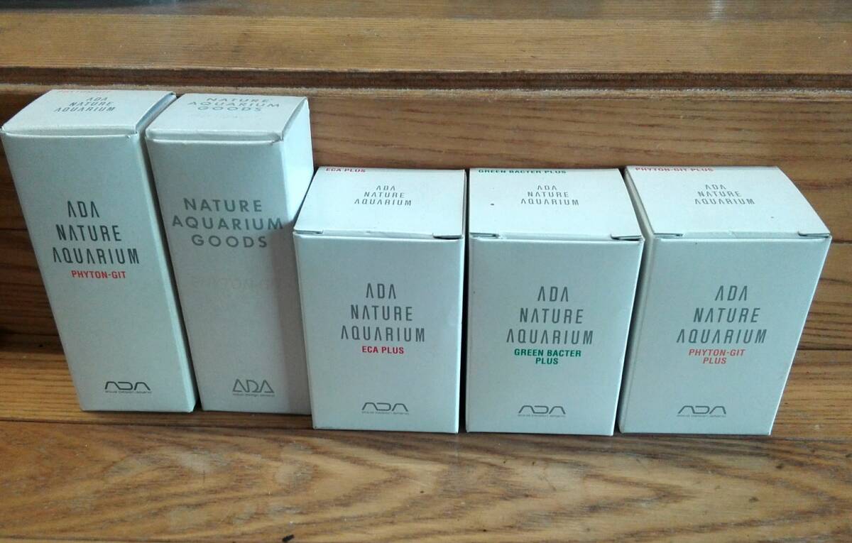 OASISAQUA在庫処分ADA　ECA、Ｇバクター等画像の5個セット未使用品