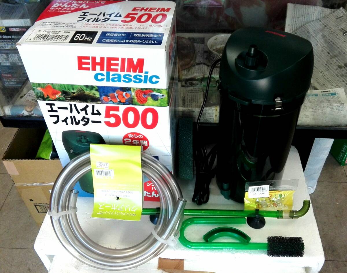 OASISAQUA店舗ごく短期使用エーハイムEF-500 60hz中古品