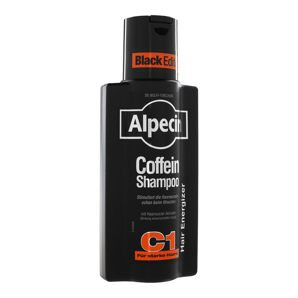 日本にない海外製品を直接お届け！！(Alpecin)カフェインシャンプー(C1)・ブラックエディション250ml 1本 男性用シャンプー カフェイン配合