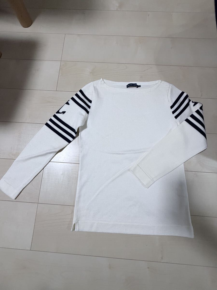 【美中古品】ラルフローレン サマーニット（レディースL ） 長袖