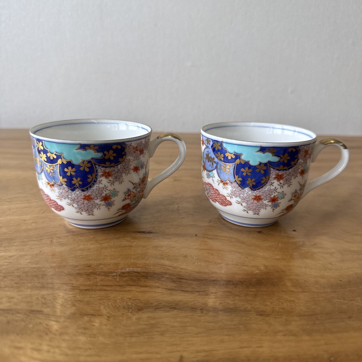 カップ 有田焼 茶器 陶器 曲水 骨董 マグカップ ペア レトロ まとめ売り 