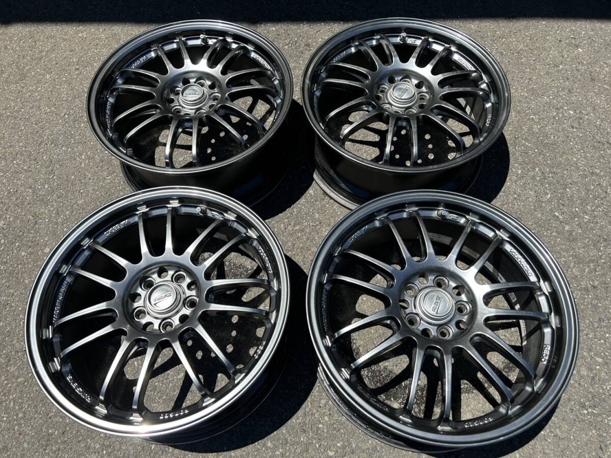 RAYS VOLK RACING RE30 17インチ レイズ ボルクレーシング 鍛造 ホイール 4本セット 17×7JJ PCD100 希少品 No.175