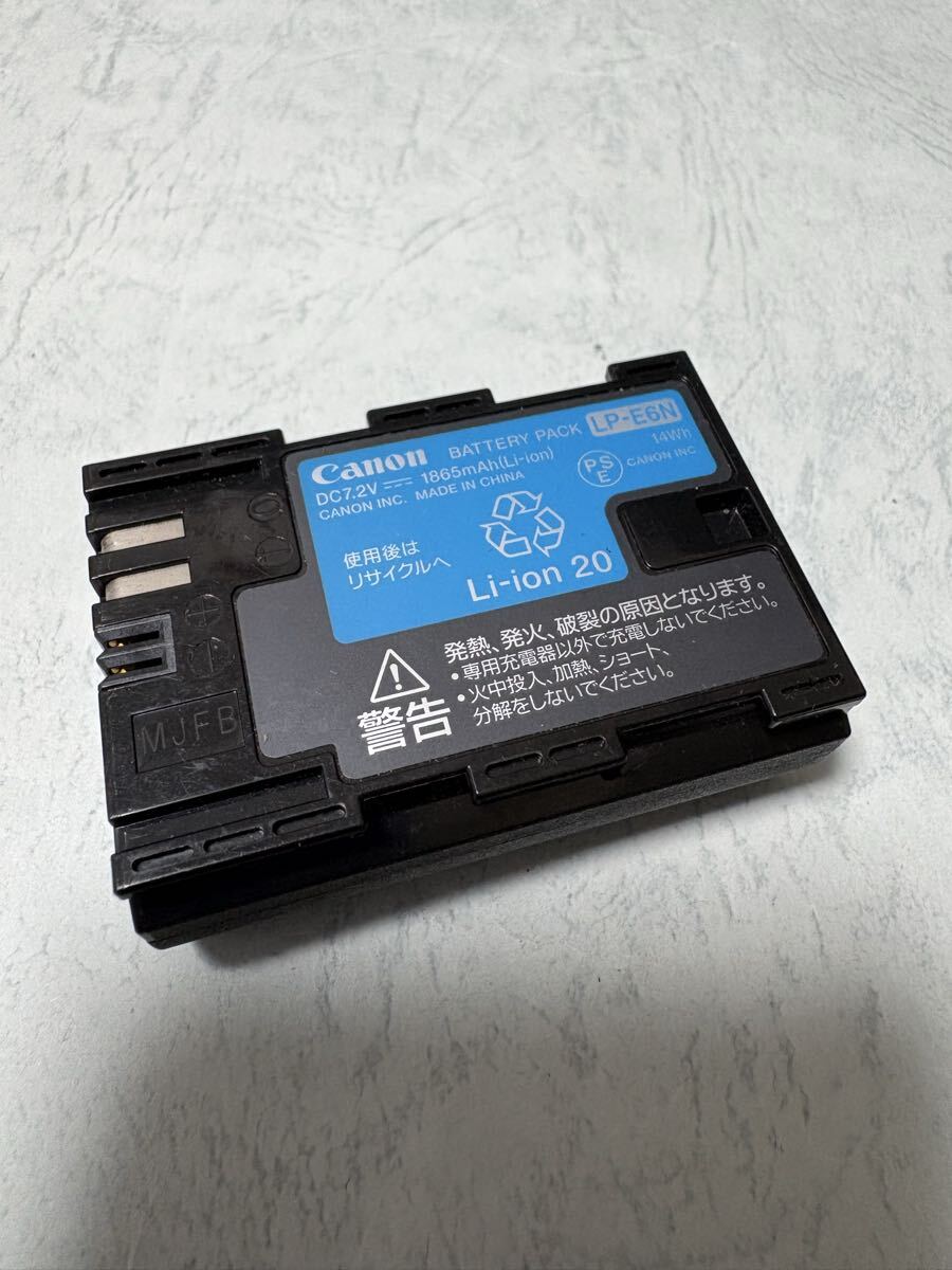 送料無料■中古■キヤノン純正品■LP-E6N■リチウムイオンバッテリー/電池パック■Canon キャノン