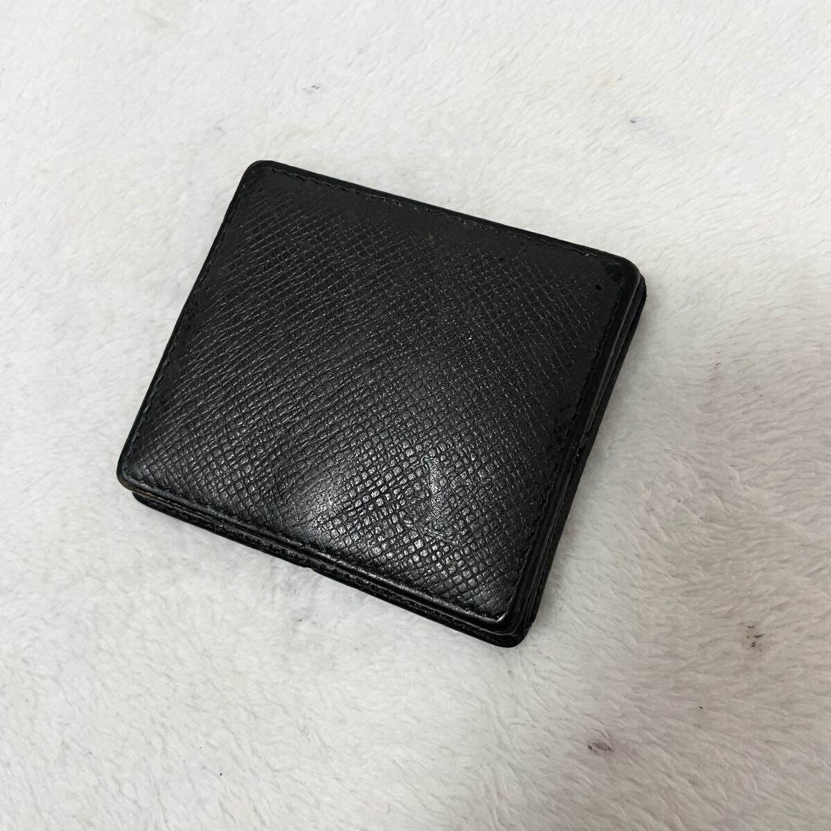 【贅沢品の極み】LOUISVUITTON ルイヴィトン タイガ　コインケース　小銭入れ　レザー　本革　ダークブラウン　ブラック