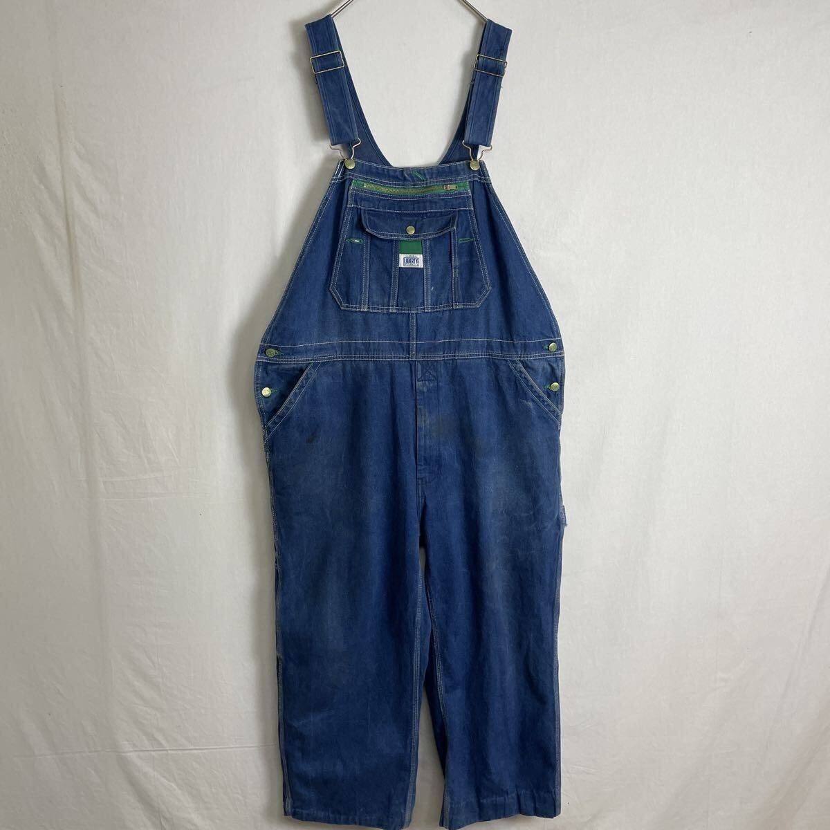 LIBERTY デニムオーバーオール　古着　40×30 WORK WEAR