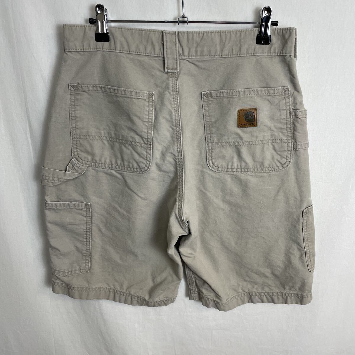カーハート ペインターショーツ　古着　TAN ハーフパンツ 30インチ
