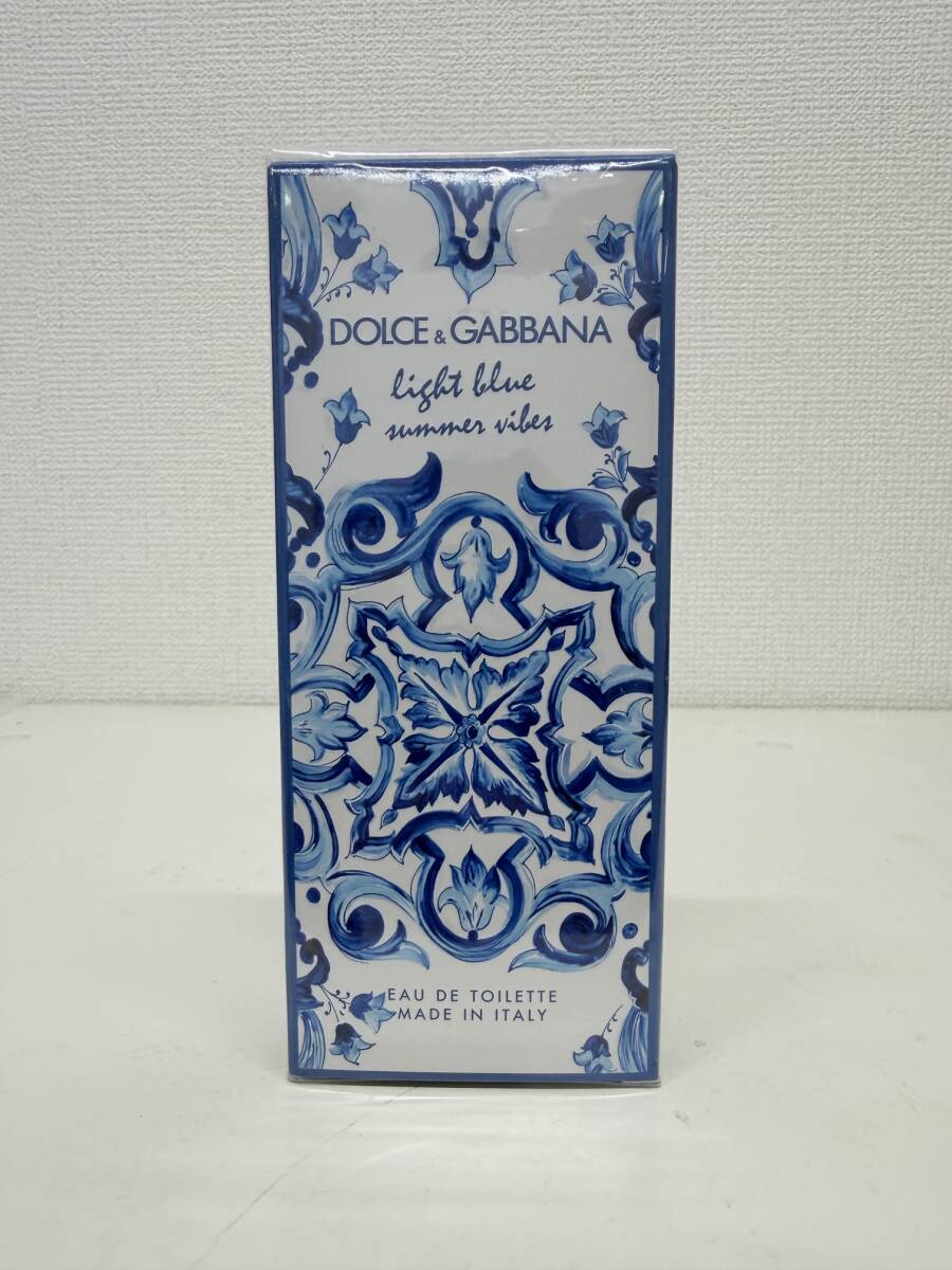 1円スタート!ドルチェ＆ガッバーナ DOLCE & GABBANA D&G ライトブルー サマーバイブス 100ml EDT 新品・未開封 現状品◆5-23