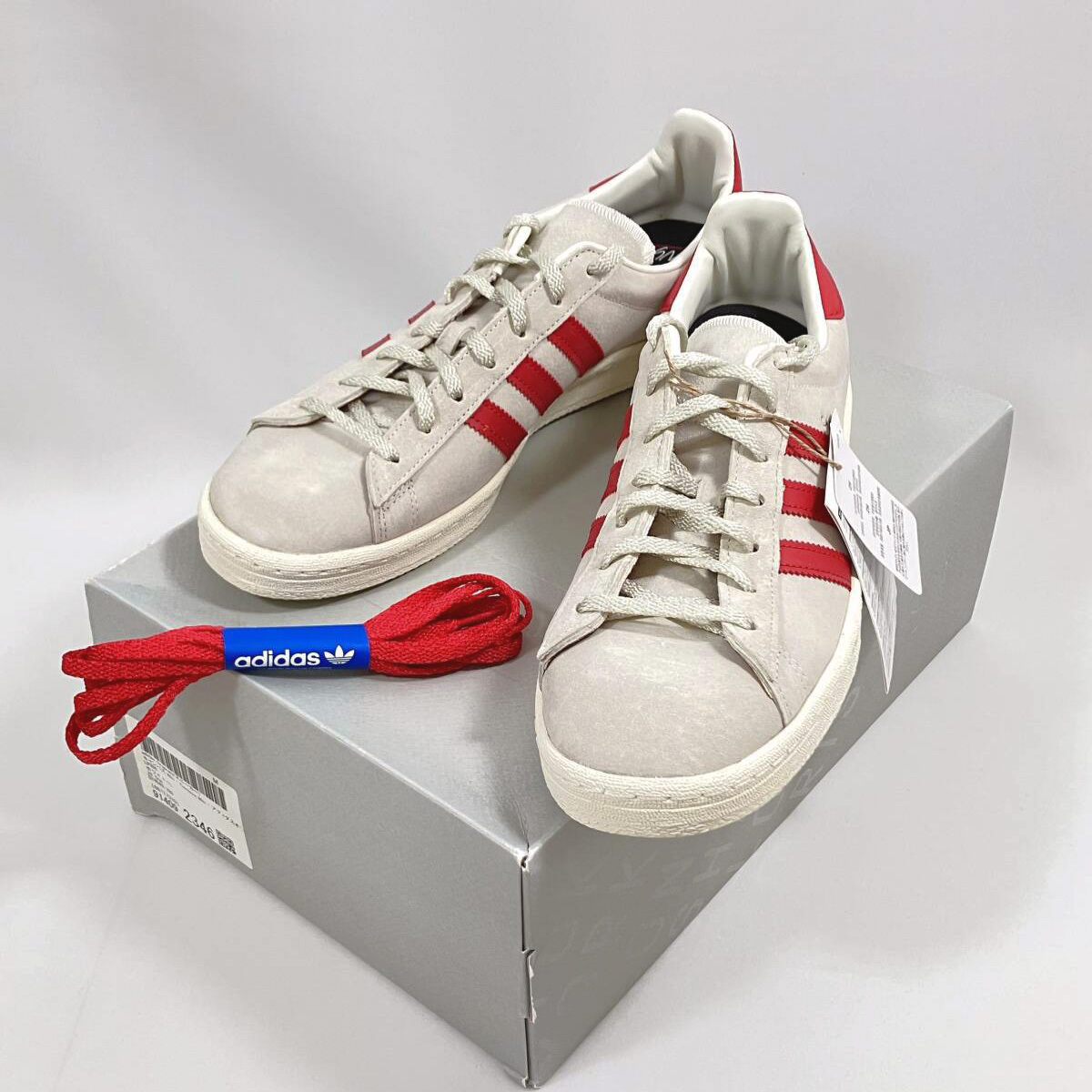 【タグ付】アディダス オリジナルス キャンパス80s GY4580 オフホワイト 28cm US10 スニーカー スウェード adidas Originals Campus 80s